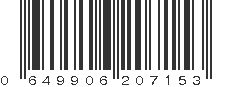 UPC 649906207153