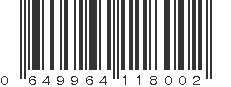 UPC 649964118002