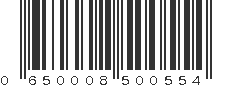 UPC 650008500554