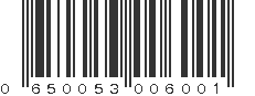 UPC 650053006001