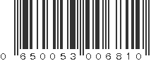 UPC 650053006810