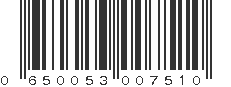 UPC 650053007510