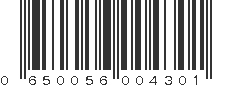 UPC 650056004301