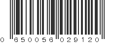 UPC 650056029120