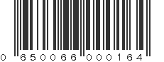 UPC 650066000164