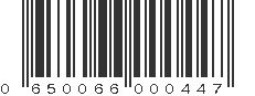 UPC 650066000447