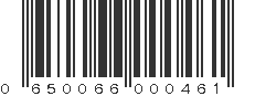 UPC 650066000461