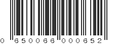 UPC 650066000652