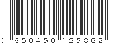 UPC 650450125862