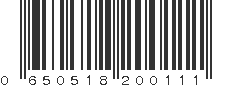 UPC 650518200111