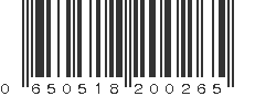 UPC 650518200265