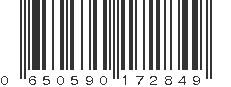 UPC 650590172849