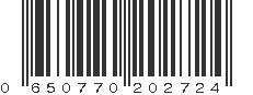 UPC 650770202724