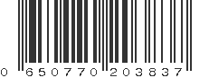 UPC 650770203837