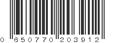 UPC 650770203912