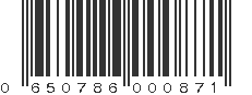 UPC 650786000871