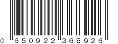 UPC 650922368926