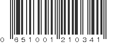 UPC 651001210341