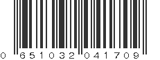 UPC 651032041709