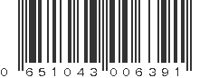 UPC 651043006391