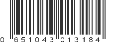 UPC 651043013184