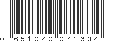UPC 651043071634
