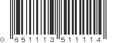 UPC 651113511114