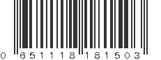 UPC 651118181503