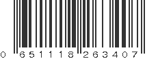 UPC 651118263407