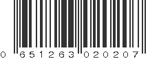 UPC 651263020207