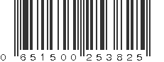 UPC 651500253825