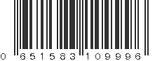 UPC 651583109996