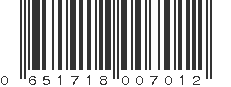 UPC 651718007012