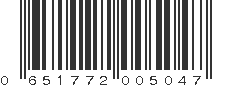 UPC 651772005047