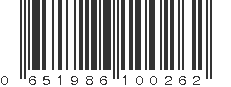 UPC 651986100262