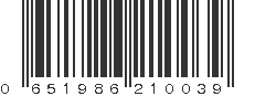 UPC 651986210039