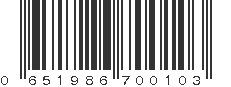 UPC 651986700103