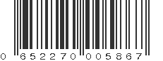 UPC 652270005867