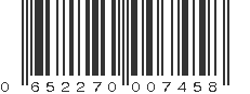 UPC 652270007458