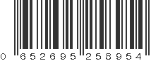 UPC 652695258954