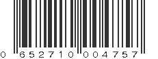 UPC 652710004757