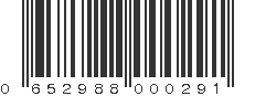 UPC 652988000291