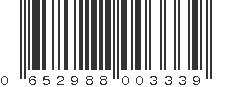 UPC 652988003339