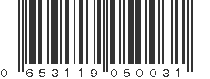 UPC 653119050031