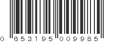 UPC 653195009985