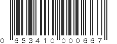 UPC 653410000667