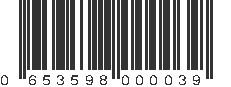 UPC 653598000039