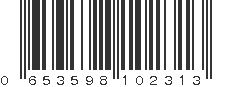 UPC 653598102313