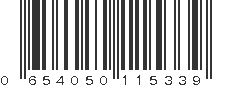 UPC 654050115339