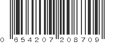 UPC 654207208709